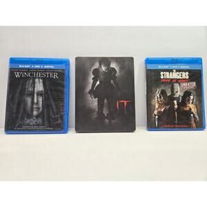 3 Movie Blu-Ray Bundle w/ Stephen King´s IT CHAPTER ONE 4K Ultra HD SteelBook